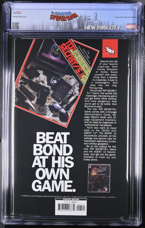Amazing Spider-Man: Facsimile Edition FOIL CGC 9.8 with custom label (Includes a RAW copy)