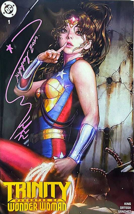 Trinity Daughter of Wonder Woman #1 Signed By Kyuyong Eom (SET)