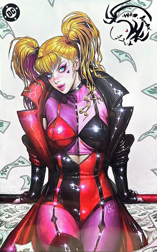 Harley Quinn #50 Trade & Virgin SET Signed by Kyuyong Eom