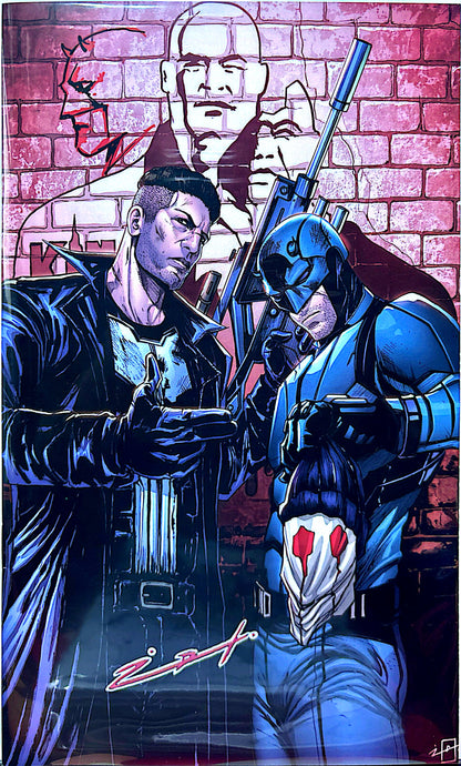 FAME: CHARLIE COX SIGNED & SKETCHED BY JONATHAN URIBE (SET COVER A & COVER B)