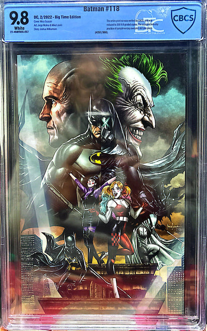 BATMAN #118 CBCS 9.8 257/300 LTD 300 TRADE & SKETCH SIGNED BY MICO SUAYAN