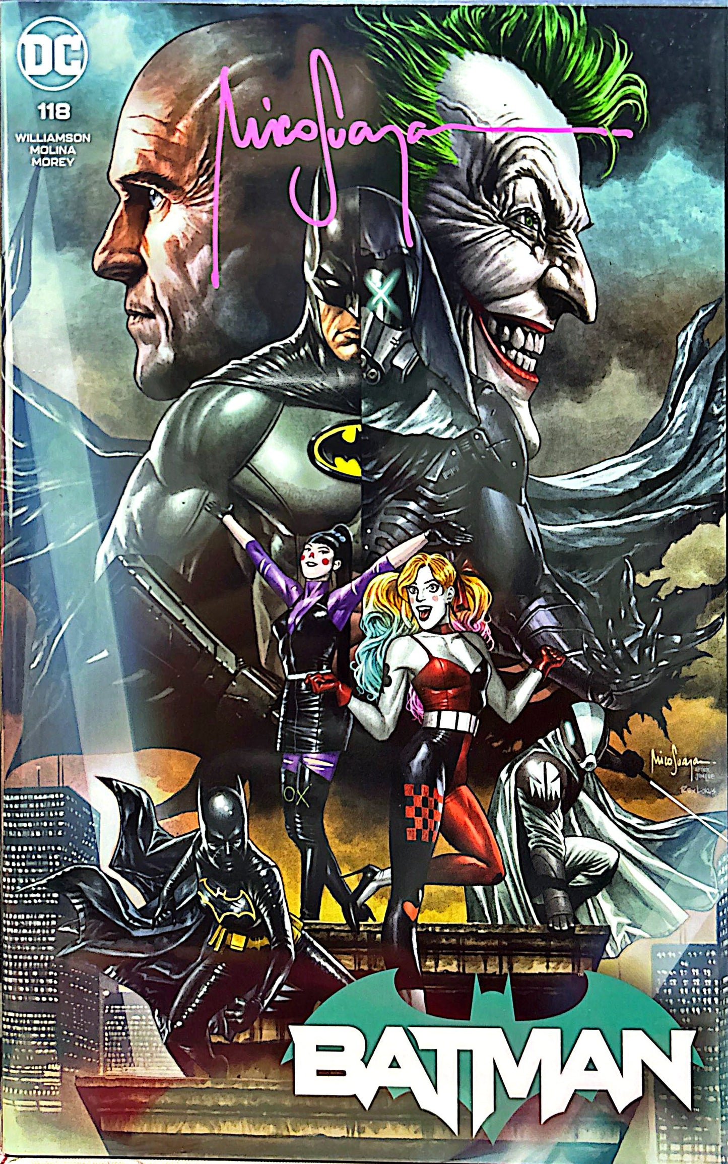 BATMAN #118 CBCS 9.8 165/300 LTD 300 TRADE & SKETCH SIGNED BYY MICO SUAYAN
