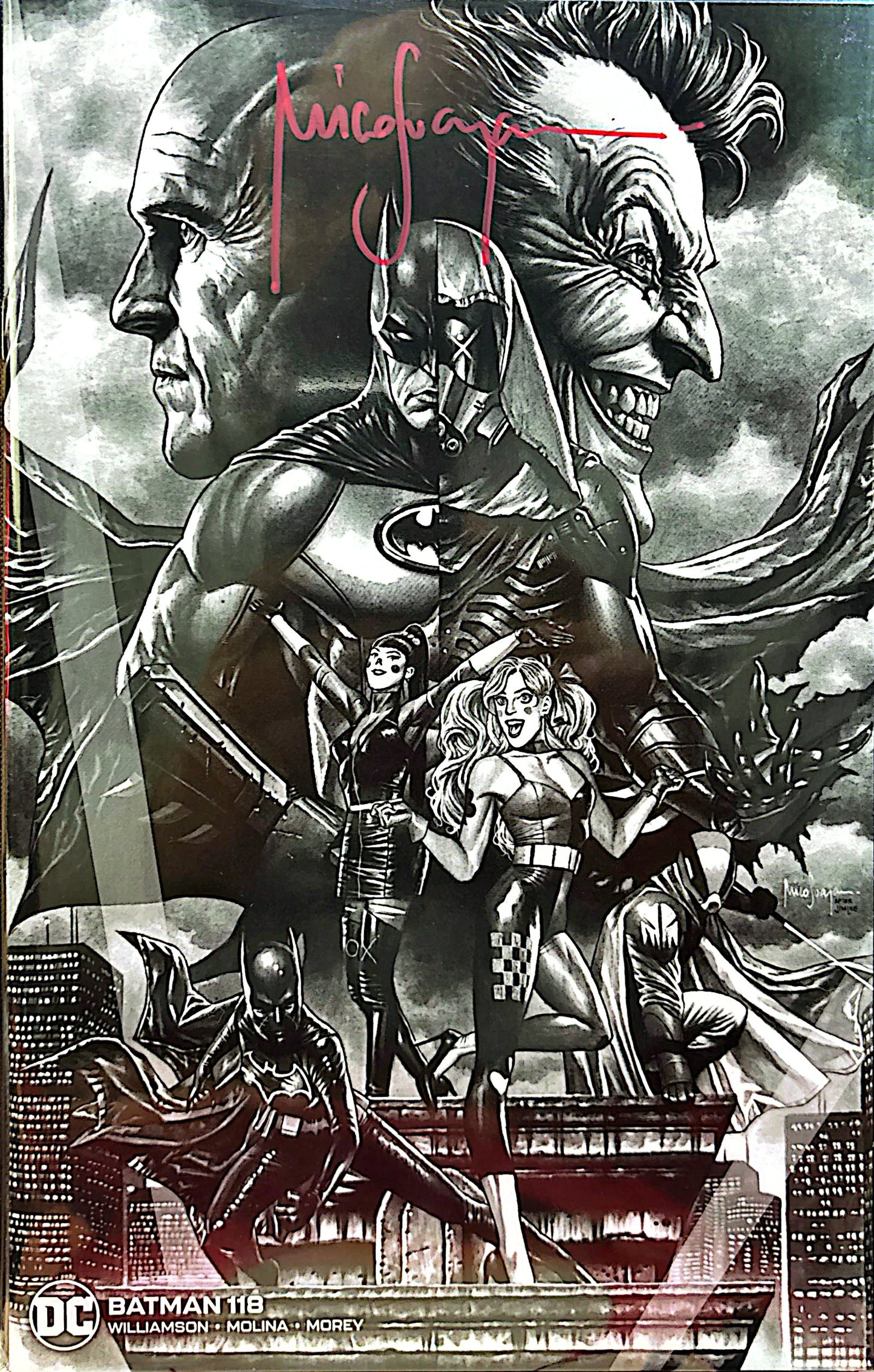 BATMAN #118 CBCS 9.8 165/300 LTD 300 TRADE & SKETCH SIGNED BYY MICO SUAYAN