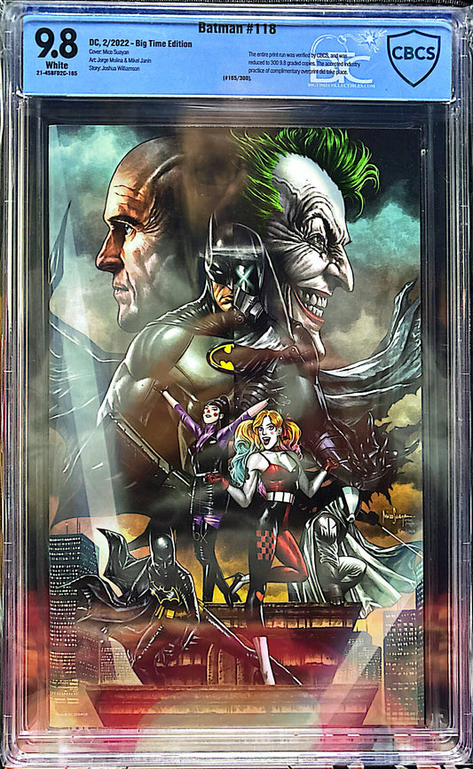 BATMAN #118 CBCS 9.8 165/300 LTD 300 TRADE & SKETCH SIGNED BYY MICO SUAYAN