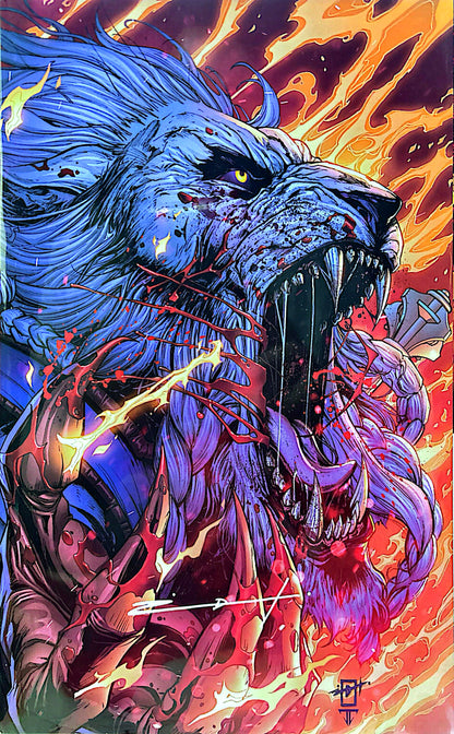 BATTLE BEAST #1 SIGNED BY JONATHAN URIBE