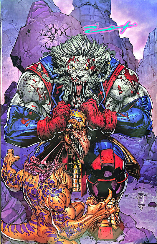 INVINCIBLE UNIVERSE: BATTLE BEAST #3 SIGNED BY JONATHAN URIBE (SET COVER A & COVER B)