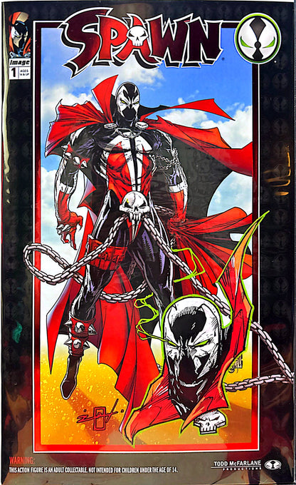SPAWN DIRECTORS CUT #1 & MODERN KICKSTARTER SPAWN SIGNED & SKETCHED BY JONATHAN URIBE
