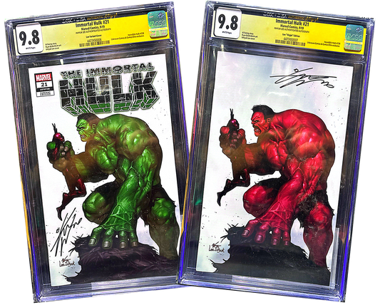 Immortal Hulk #21 SS JSA/CGC 9.8 SET Virgin & Trade Signed by Inhyuk Lee
