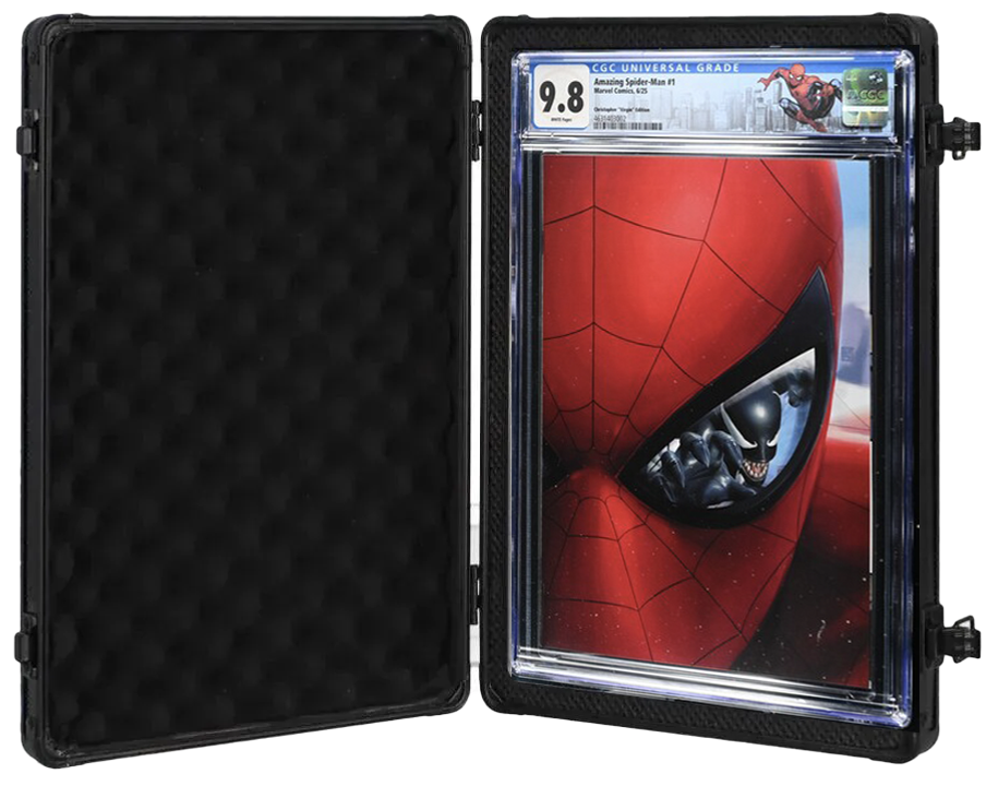 Amazing Spider-Man #1 CGC 9.8 Ltd 100 In BTC HARD CASE Custom Label