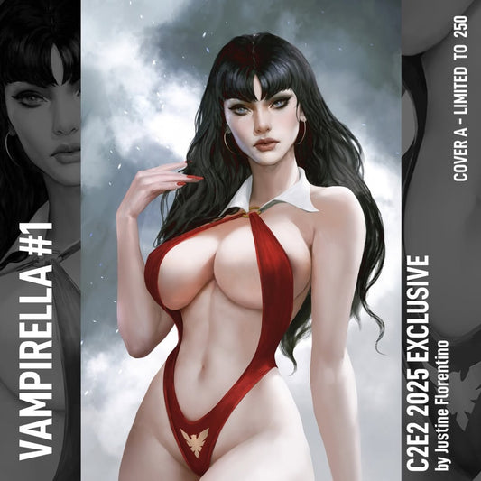 VAMPIRELLA #1 JUSTINE FLORENTINO VIRGIN C2E2 EXCLUSIVE COVER A - LTD 250