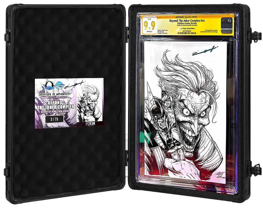 BEYOND: THE JOKER COMPLEX SS CGC 9.9 SIGNED BY JONATHAN URIBE COA 02/75