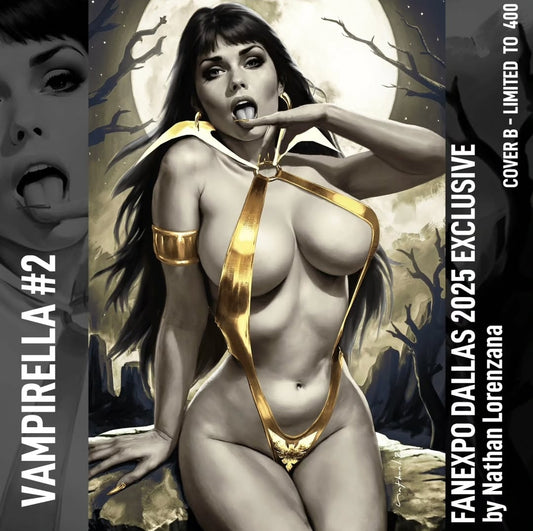 VAMPIRELLA #2 - COVER B · NATHAN LORENZANA · DALLAS FANEXPO 2025 EXCLUSIVE - PRESALE 5/30