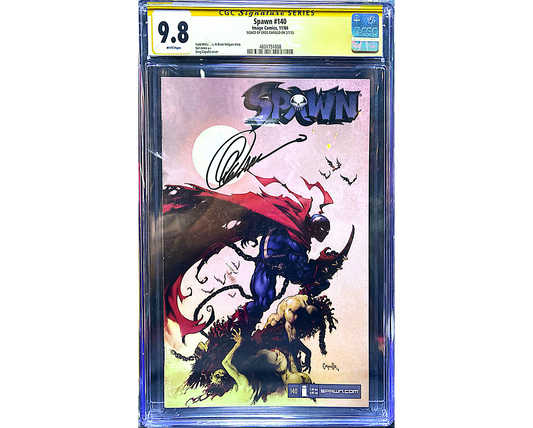 SPAWN #140 SS CGC 9.8 SIGNED GREG CAPULLO LOW PRINT RUN