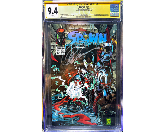 SPAWN #17 SS CGC 9.4 SIGNED GREG CAPULLO