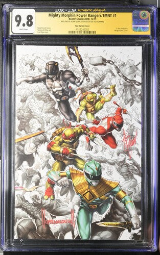 Mighty Morphin Power Rangers/TMNT SS JSA/CGC 9.8