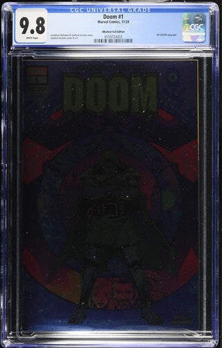 DOOM #1 WHATNOT STANDARD FOIL EDITION CGC 9.8 LTD 1500