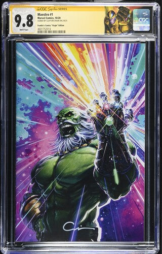 MAESTRO #1 - VIRGIN - SS CGC 9.8 - SIGNED - CLAYTON CRAIN - CUSTOM LABEL
