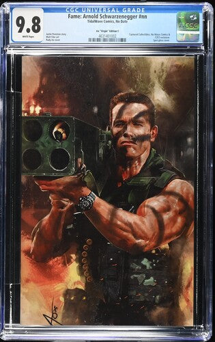 Fame: Arnold Schwarzenegger #nn Spot Foil C2E2 Exclusive CGC 9.8