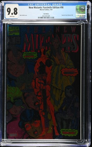 New Mutants: Facsimile #98 Edition Foil CGC 9.8