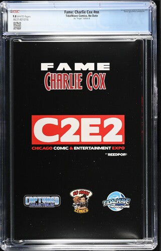 Fame: Charlie Cox #nn Spot Foil CGC 9.8 C2E2 Exclusive