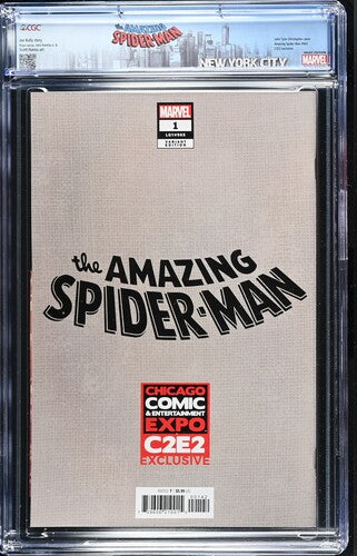 Amazing Spider-Man #1 CGC 9.8 Ltd 100 In BTC HARD CASE Custom Label