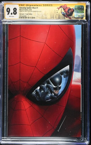 Amazing Spider-Man #1 SS CGC 9.8 C2E2 Ltd 100 COA 45/100 Signed John Tyler Christopher