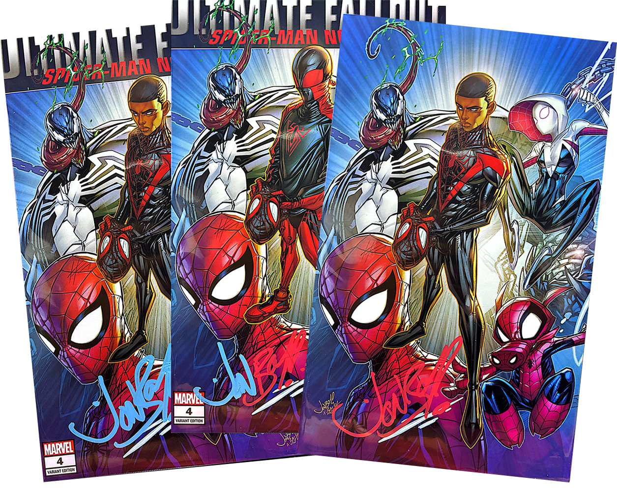 Ultimate Fallout #4 (SET) 3 Book SET Exclusive Signed by Jonboy Meyers