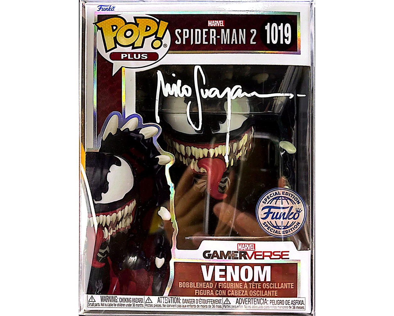 VENOM FUNKO POP 1019 SPECIAL EDITION (SIGNED BY MICO SUAYAN WITH COA)