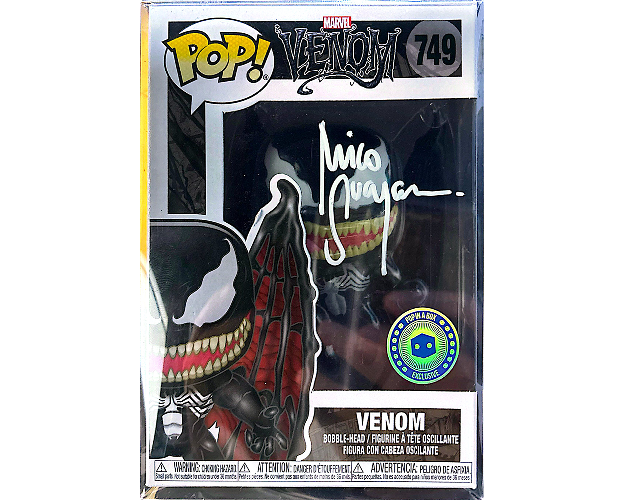 VENOM FUNKO POP 749 SHOP EXCLUSIVE (SIGNED BY MICO SUAYAN)