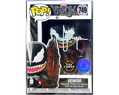 VENOM FUNKO POP 749 LIMITED GLOW IN THE DARK CHASE (SIGNED BY MICO SUAYAN)