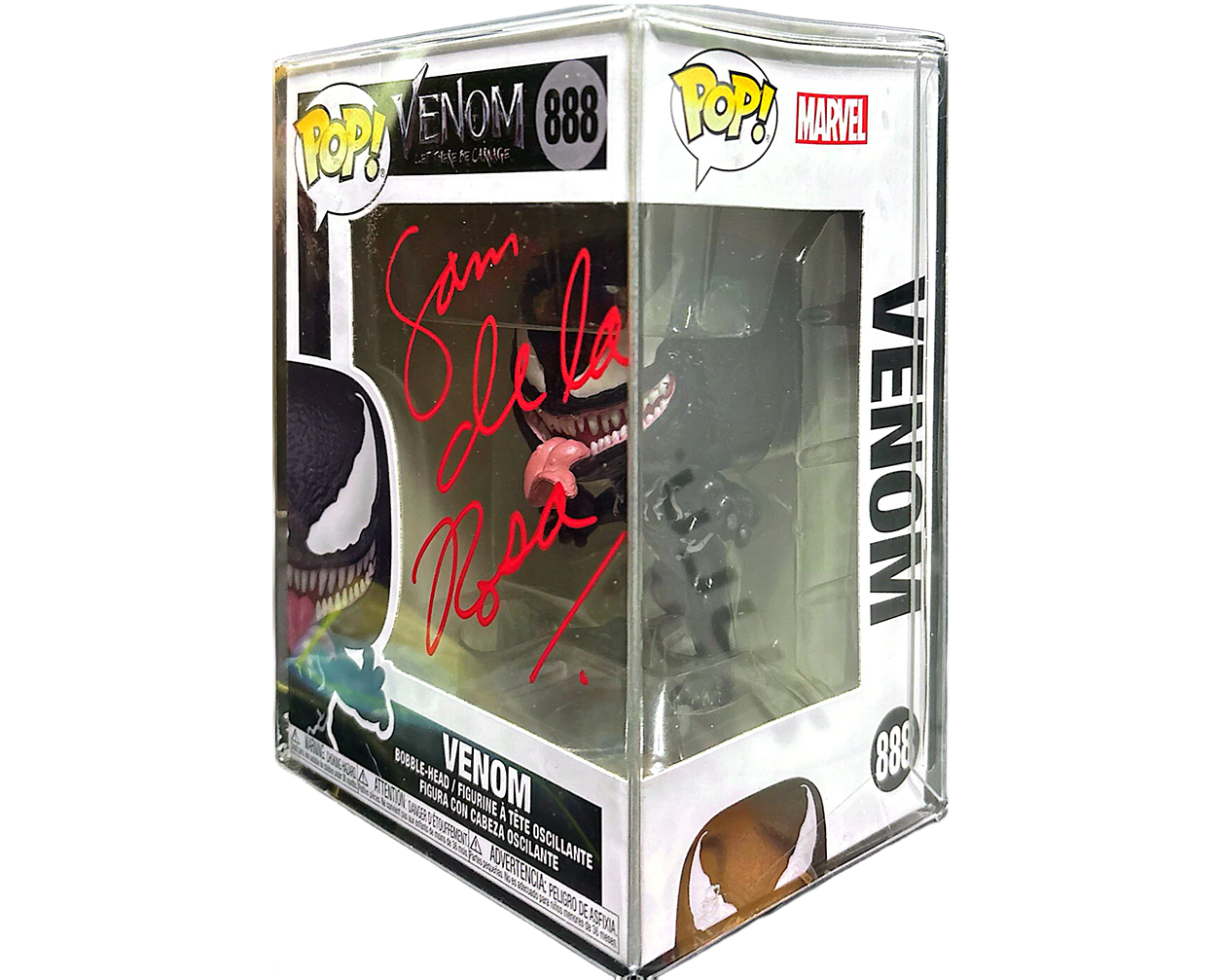 VENOM FUNKO POP 888 (SIGNED BY SAM DE LA ROSA WITH COA)