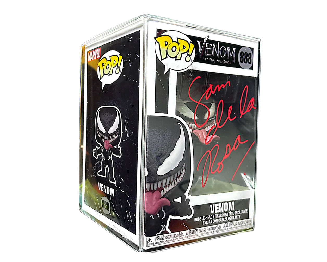 VENOM FUNKO POP 888 (SIGNED BY SAM DE LA ROSA WITH COA)