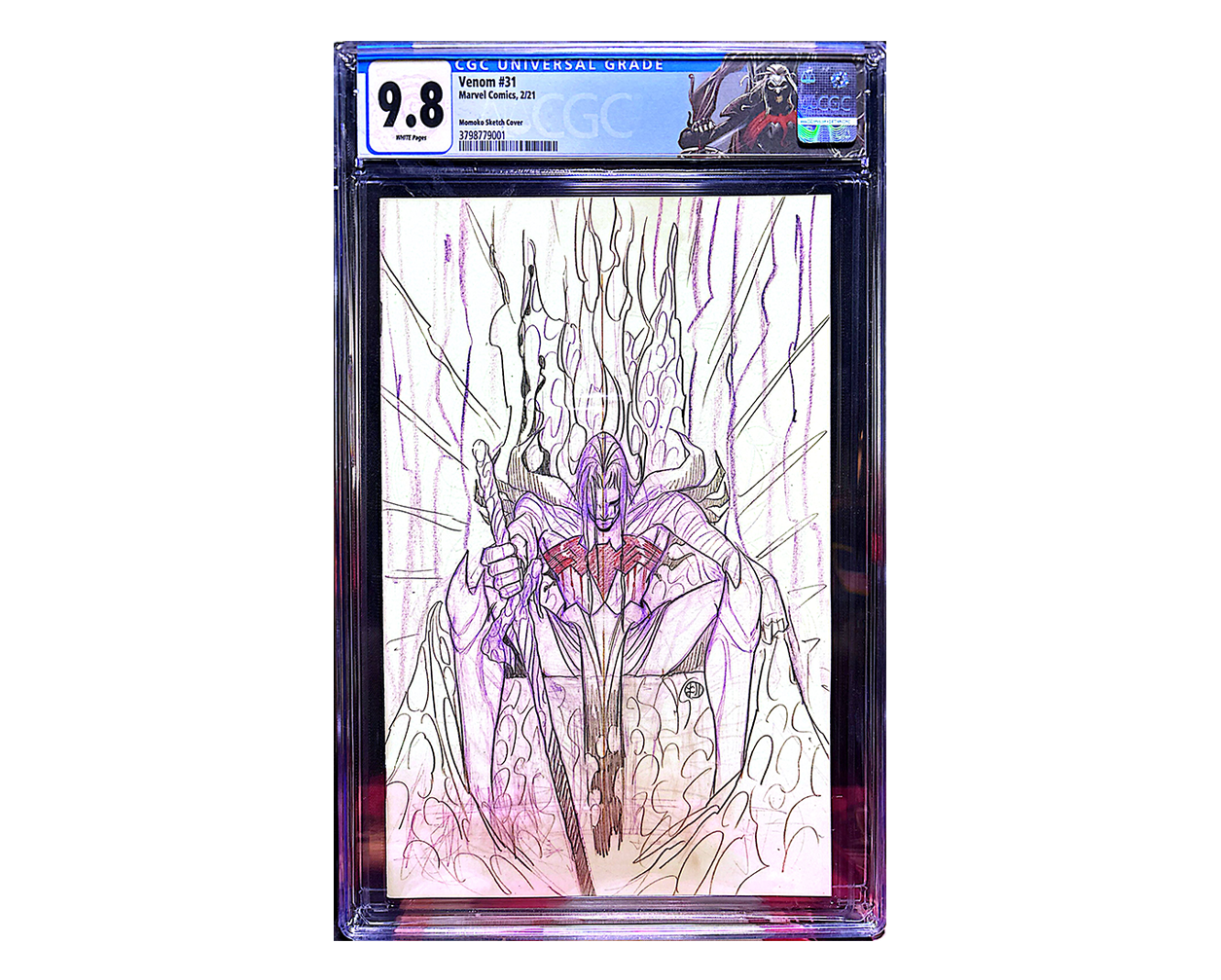 Venom #31 CGC 9.8 Peach Momoko Virgin Sketch Exclusive
