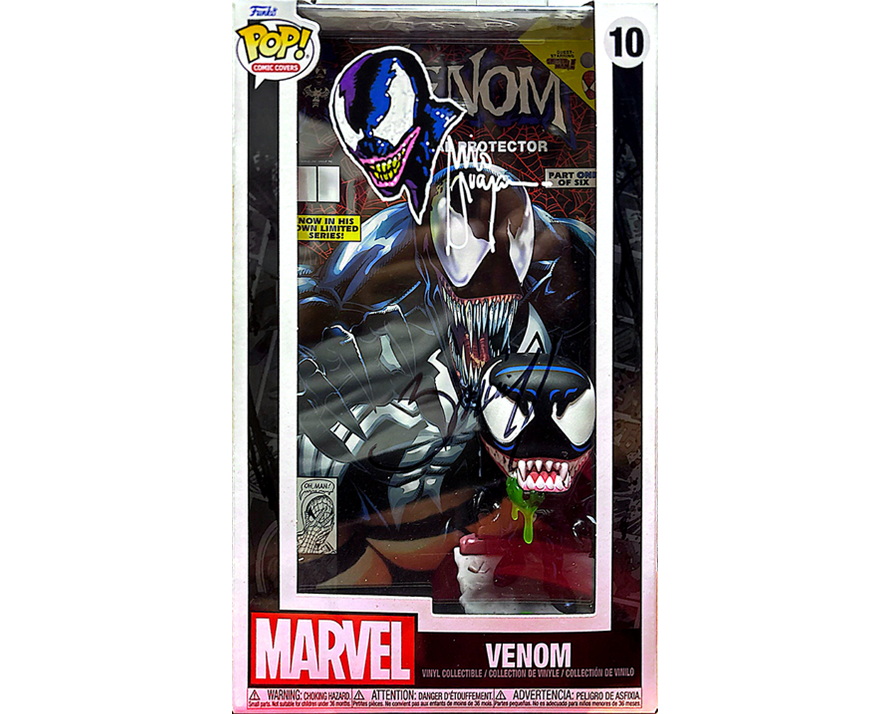 VENOM LETHAL PROTECTOR FUNKO POP! SIGNED BAGLEY & MICO SUAYAN WITH SKETCH