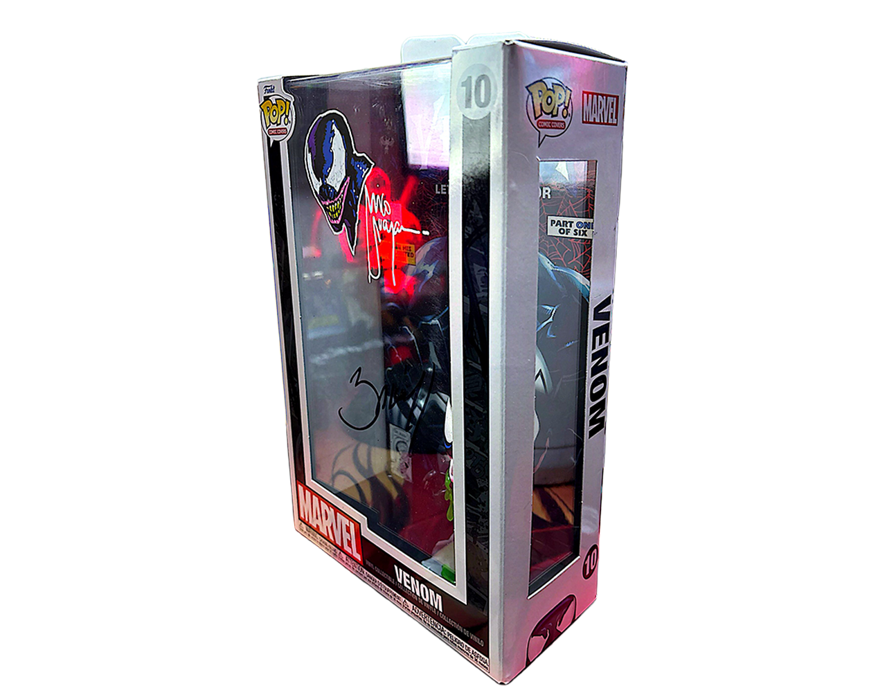 VENOM LETHAL PROTECTOR FUNKO POP! SIGNED BAGLEY & MICO SUAYAN WITH SKETCH