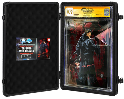 TRIBUTE: WES CRAVEN SS CGC 9.9 SIGNED BY JONATHAN URIBE COA 60/75