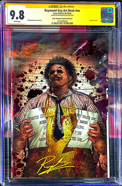 Raymond Gay Art Book "KILLER MUGSHOTS" SS CGC 9.8 SIGNED RAYMOND GAY  COA 08/75