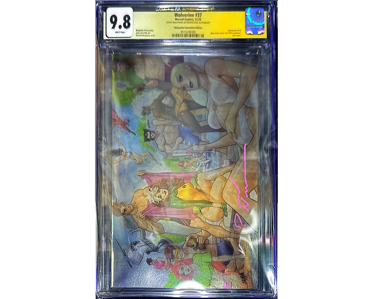 WOLVERINE #37 SS JSA/CGC 9.8 Signed by David Nakayama