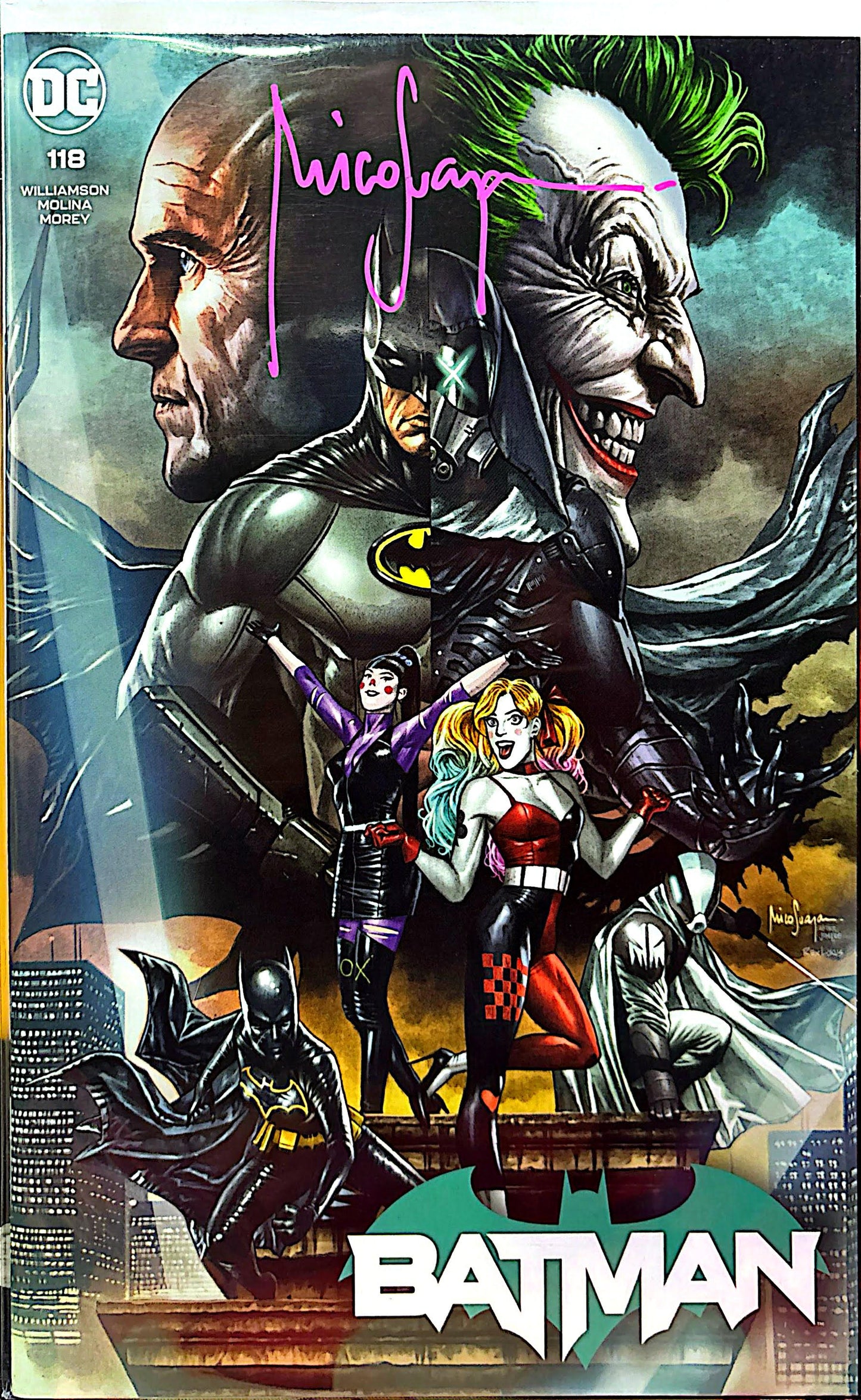 BATMAN #118 CBCS 9.8 165/300 LTD 300 TRADE & SKETCH SIGNED BYY MICO SUAYAN