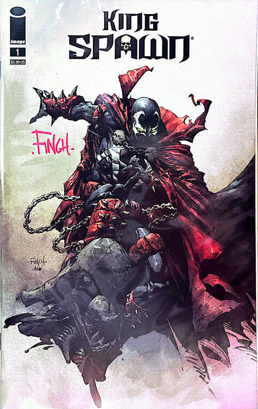 KING SPAWN #1 SIGNED BY DAVID FINCH